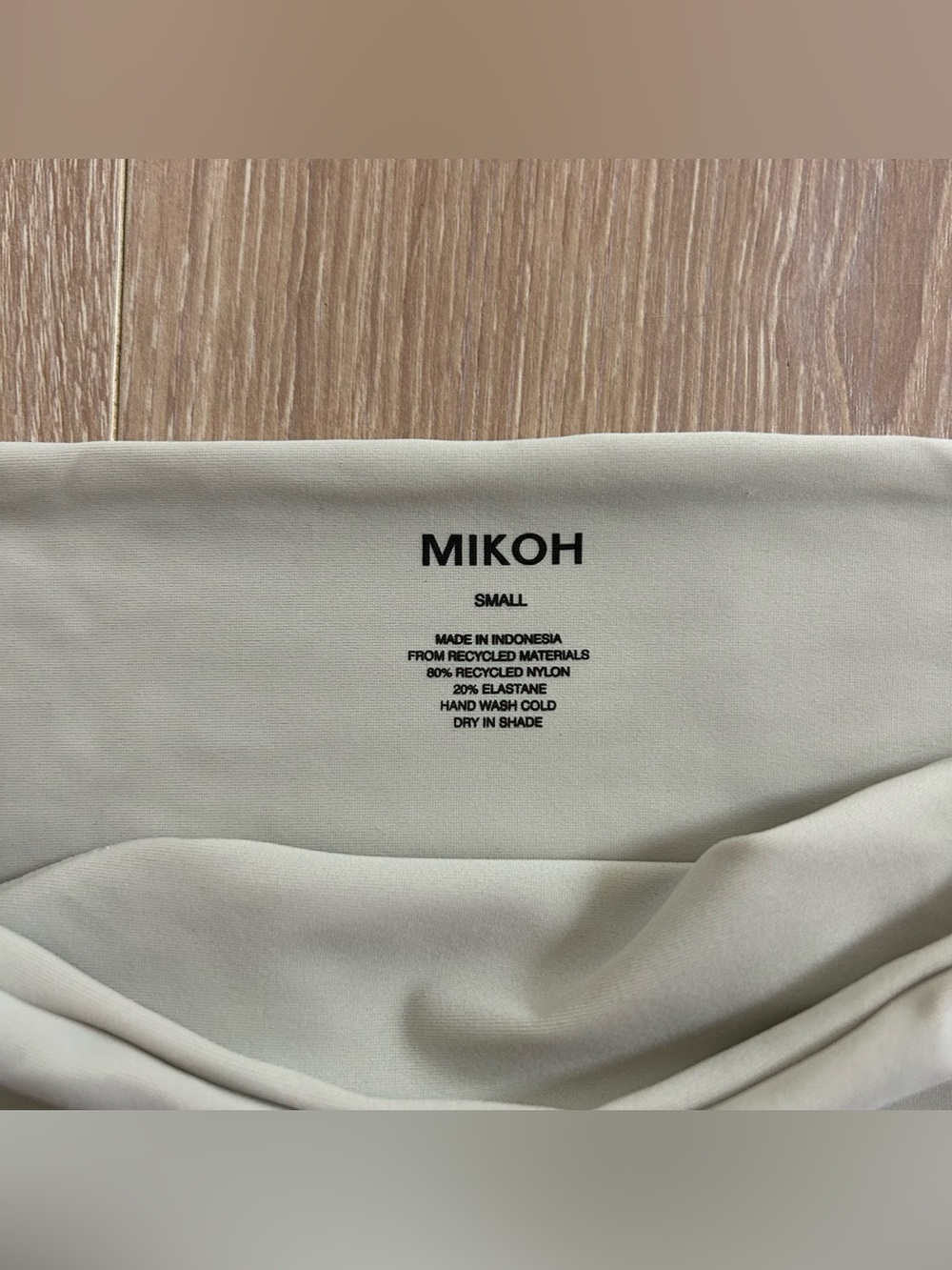 NWT New Mikoh Bikini Tan Size XS Top and S Bottom - Picture 6 of 8